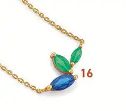 E.Leclerc Collier saphir et émeraudes offre