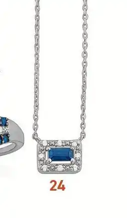 E.Leclerc Collier saphir et diamants offre