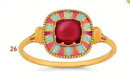 E.Leclerc Bague oxyde de zirconium et laque offre