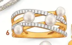 E.Leclerc Bague perles de culture et oxydes de zirconium offre