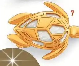 E.Leclerc Broche en plaqué or et nacre offre