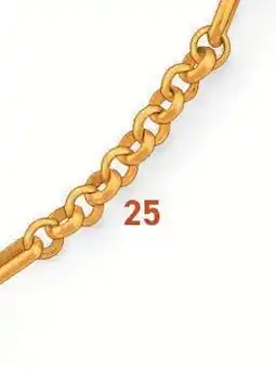 E.Leclerc Chaîne en plaqué or, 50 cm offre