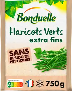 Auchan Supermarché Bonduelle haricots verts extra fins bonduelle offre