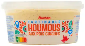Auchan Supermarché Auchan tartinable houmous aux pois chiches auchan offre