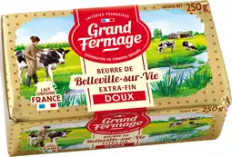 Auchan Supermarché Grand fermage beurre grand fermage doux de belleville-sur vie offre