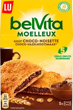 Auchan Supermarché Belvita biscuits chocolat au coeur fondant belvita offre