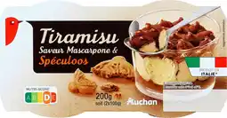 Auchan Supermarché Auchan tiramisu spéculoos auchan offre