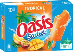 Auchan Supermarché Oasis bâtonnets glacés sorbet tropical oasis offre