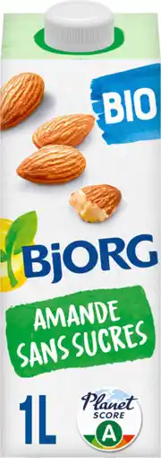 Auchan Supermarché Bjorg boisson végétale amande sans sucres bjorg offre