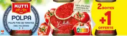 Auchan Supermarché Mutti pulpe de tomates fines mutti offre