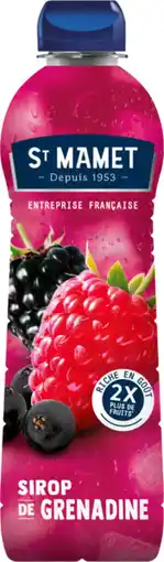 Auchan Supermarché Saint mamet st mamet sirop grenadine offre