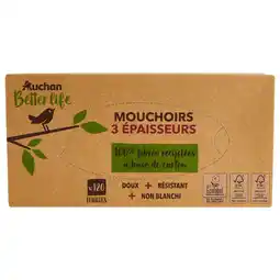 Auchan Supermarché Auchan better life boîte de mouchoirs better life auchan offre