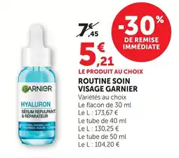 U Express Garnier routine soin visage offre