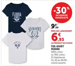 Super U Tee-shirt femme miami florida offre