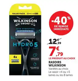 U Express Wilkinson sword hydro 5 blades razor value pack offre
