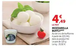 U Express Buffly mozzarella offre