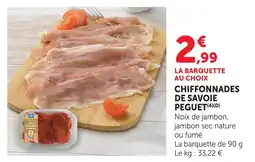 U Express Peguet chiffonnades de savoie offre