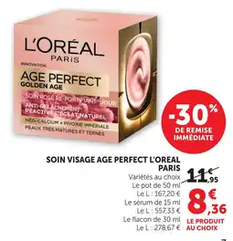 U Express L'oreal paris soin visage age perfect offre