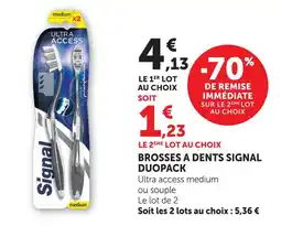 U Express Signal brosses à dents duopack offre