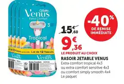 U Express Gilette rasoir jetable venus offre