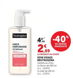 U Express Neutrogena soin visage offre