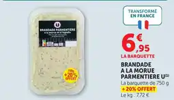 U Express U brandade a la morue parmentiere offre