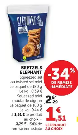 U Express Elephant bretzels offre