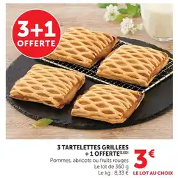 U Express 3 tartelettes grillées + 1 offerte offre