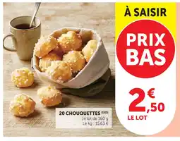 U Express 20 chouquettes offre