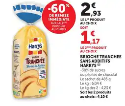 U Express Harry's brioche tranchée sans additifs offre