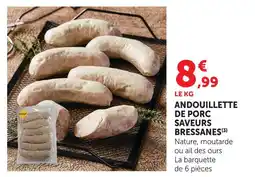 U Express Andouillette de porc saveurs bressanes offre