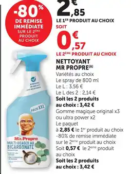 U Express Mr propre nettoyant offre