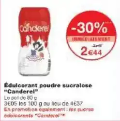 Monoprix Canderel - édulcorant poudre sucralose offre