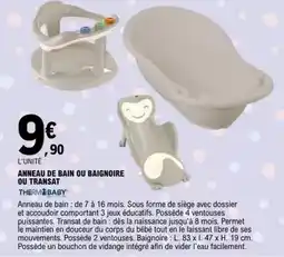 E.Leclerc Anneau de bain ou baignoire ou transat offre