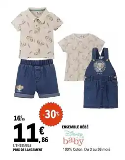 E.Leclerc Disney - ensemble bébé offre