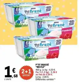 E.Leclerc Nestlé - p'tit brassé offre