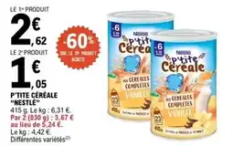 E.Leclerc Nestlé - p'tite céréale offre