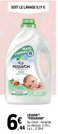 E.Leclerc Persavon - lessive offre