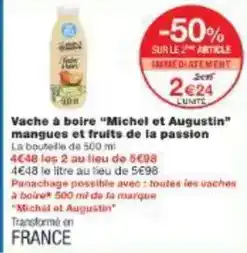 Monoprix Michel et augustin - auche à boire offre