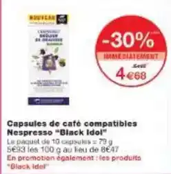 Monoprix Nespresso - capsules de café compatibles offre