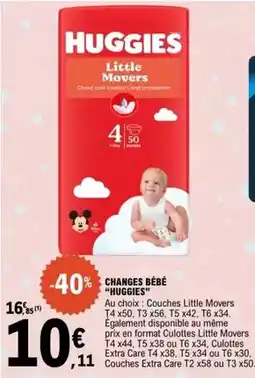 E.Leclerc Huggies - changes bébé offre