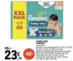 E.Leclerc Pampers - changes bébé offre