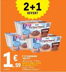 E.Leclerc Nestlé - p'tit gourmand offre