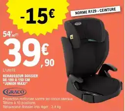 E.Leclerc Graco - rehausseur dossier de 100 a 1 50 cm offre
