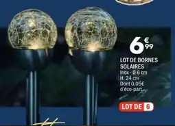 La Foir'Fouille Lot de bornes solaires offre