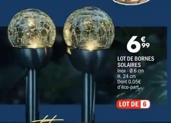 La Foir'Fouille Lot de bornes solaires offre