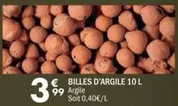 La Foir'Fouille Billes d'argile offre