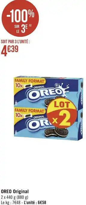 Géant Casino Oreo oreo original offre