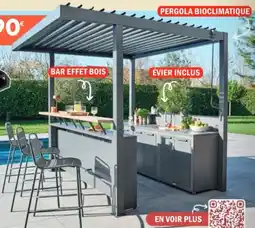 La Foir'Fouille Cuisine d'extérieur oxyana avec pergola offre