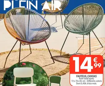 La Foir'Fouille Fauteuil canoas offre